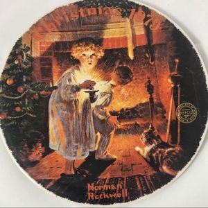 Norman Rockwell Limited Addition Christmas Plate